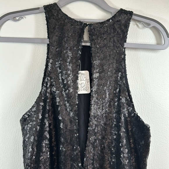 Free People Black Sequin Mini Dress, XS - Picture 4 of 7